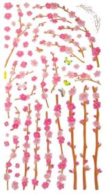 Vernal Bloom - Wall Decals Stickers Appliques Home Decor