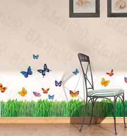 Flying Butterflies-1 - Wall Decals Stickers Appliques Home Decor