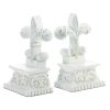 FLEUR-DE-LIS BOOKENDS
